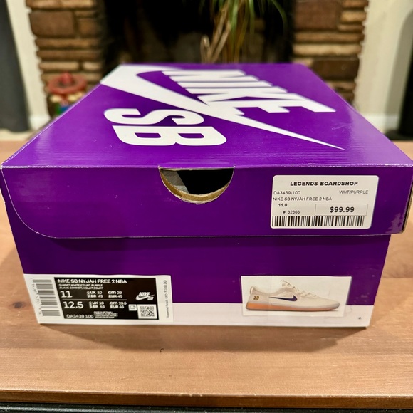 Nike Nyjah Free 2 SB x NBA “Lakers” / Sz. 11 / DS (New) - Picture 7 of 7